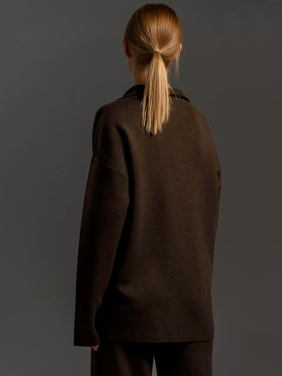 Thick Knit Winter Sweater and Pants Set