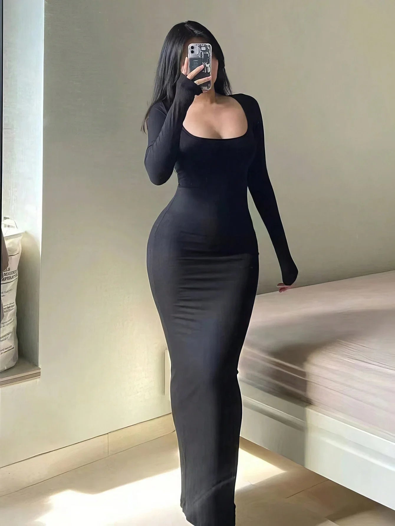 Women's Slim Elegant Minimalist Dress