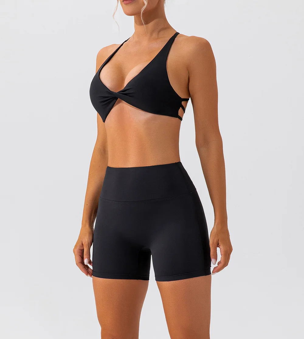 Sexy Women's Gym Top with Crease
