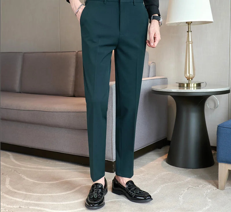 Men's slim fit office pants