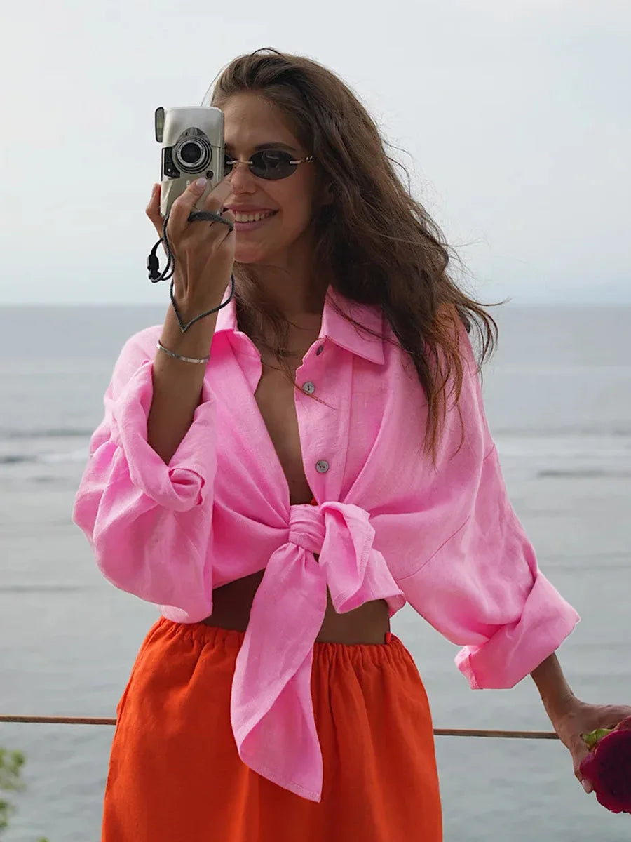 100% Cotton Casual Cardigan