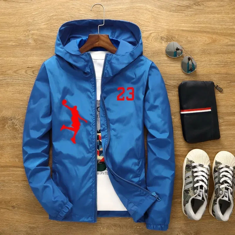Casual Hooded Bomber Jacket