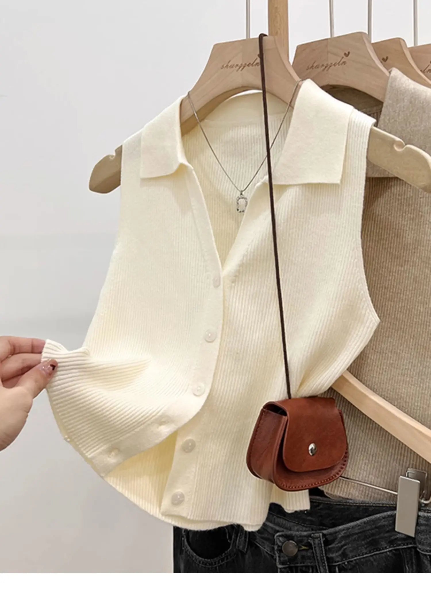 Slim Korean Knitted Cardigan