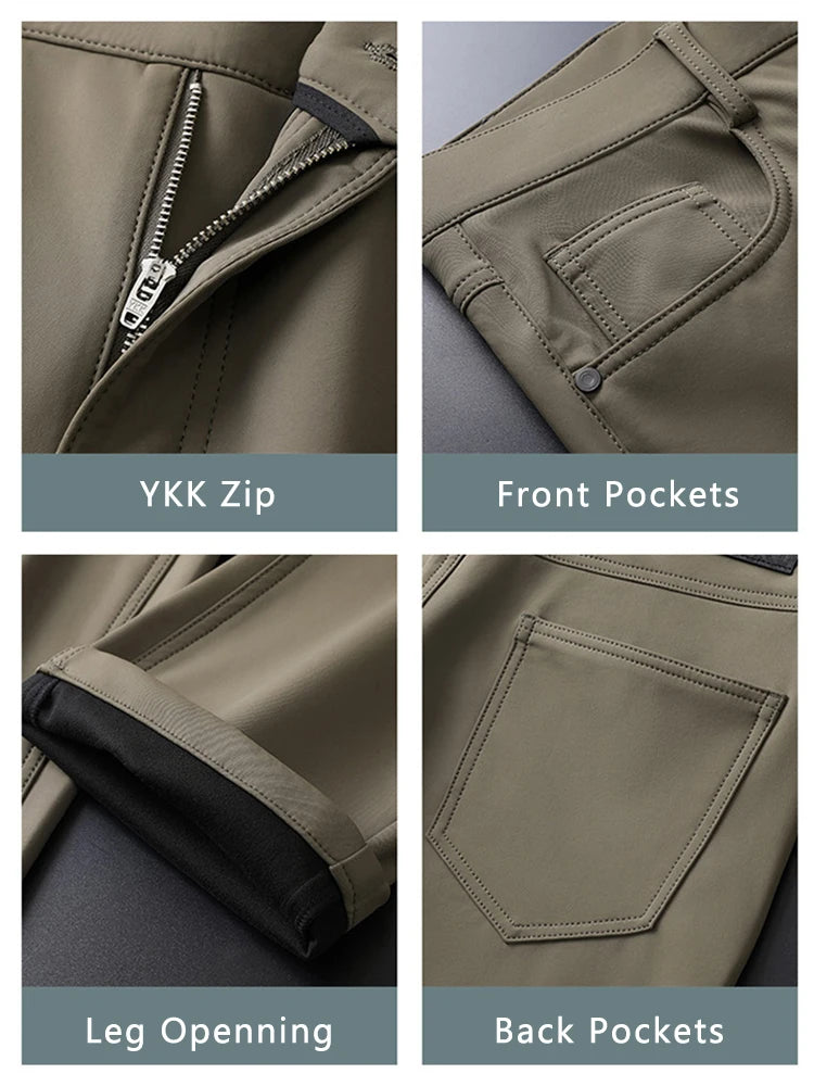 Men's slim fit pants with a modern fit