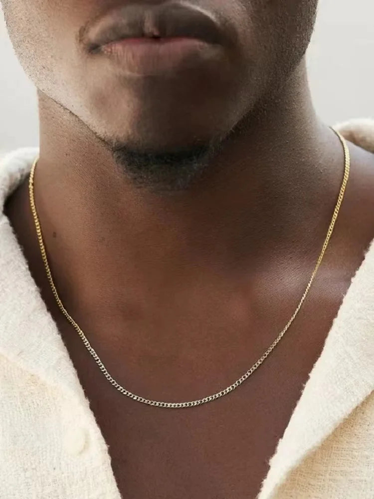 3mm Cuban Chain – Stainless Steel