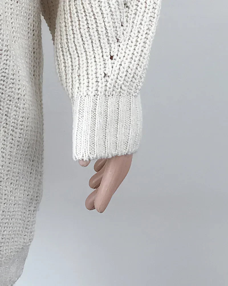 Vintage Long Sleeve Sweater Dress