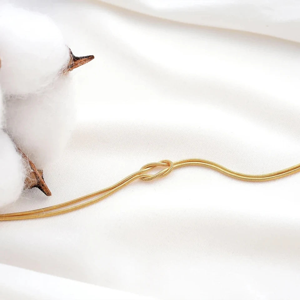 Fashion Bracelet in Gold Plated Stainless Steel