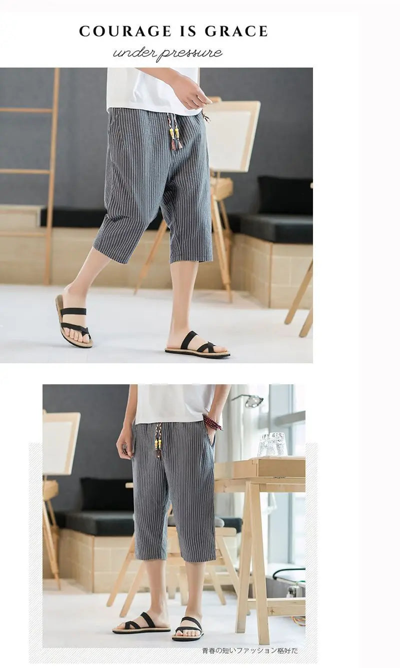 Polyester Cropped Pants