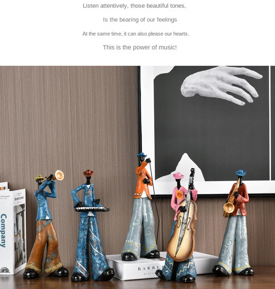 Decorative Sculpture of an American Band