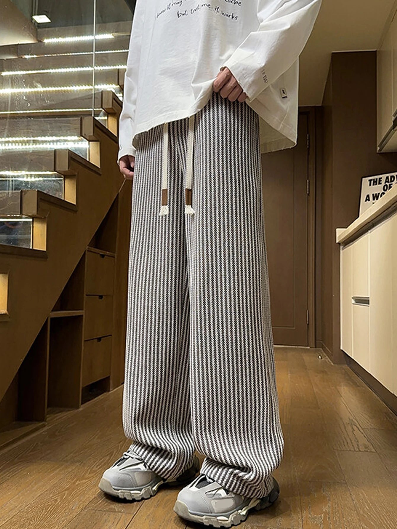 Casual Striped Pants