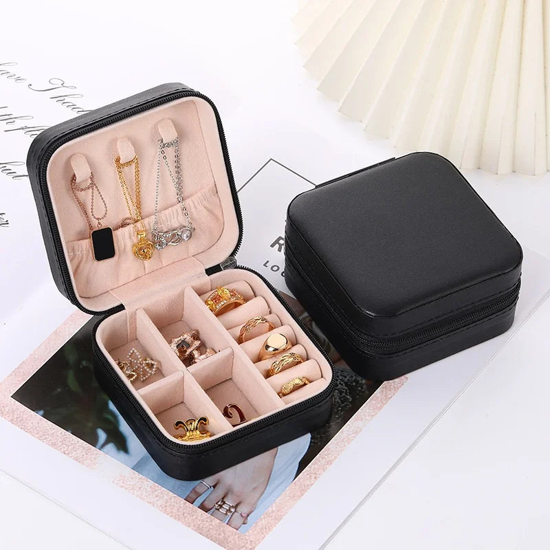 Luxury Mini Jewelry Box in Synthetic Leather