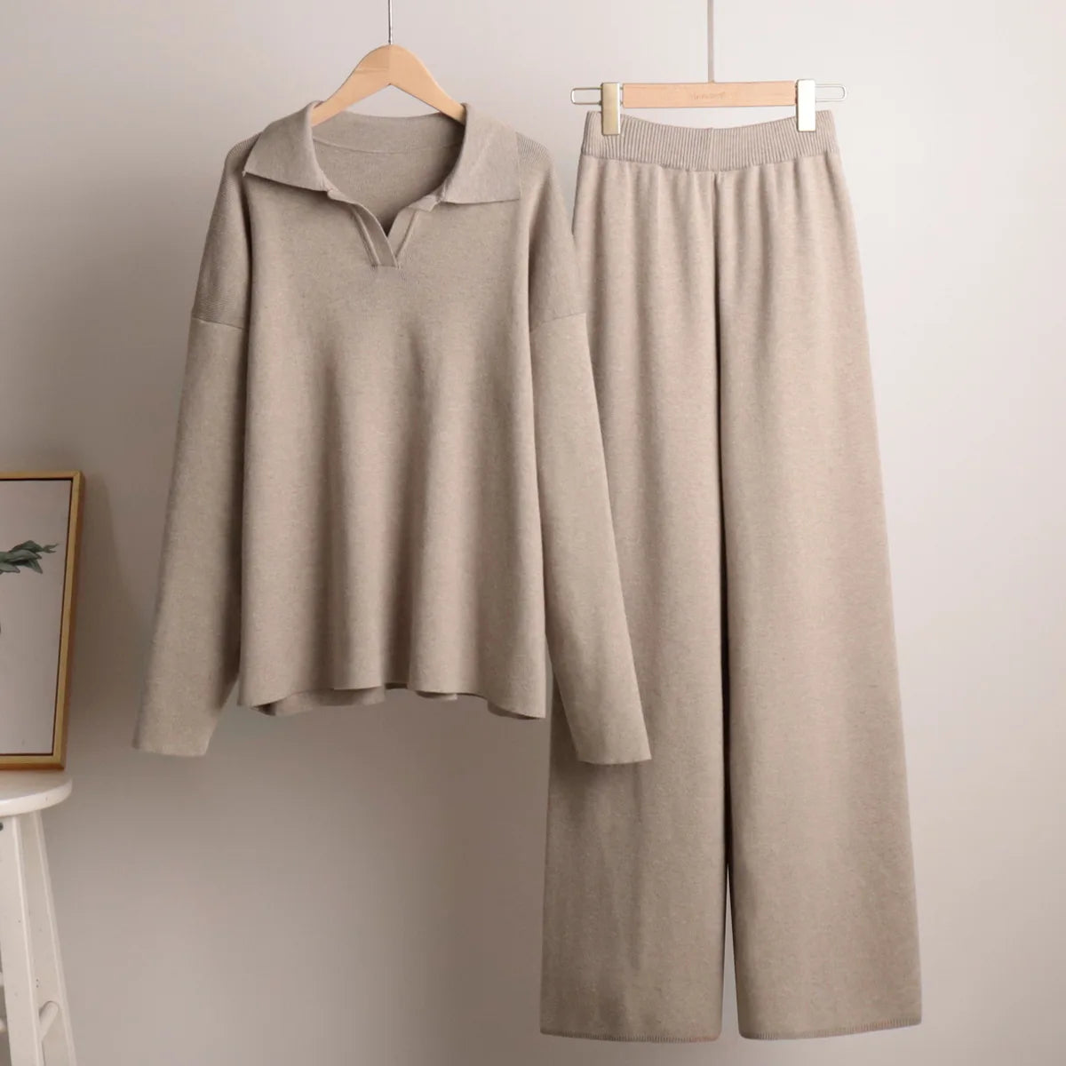 Thick Knit Winter Sweater and Pants Set