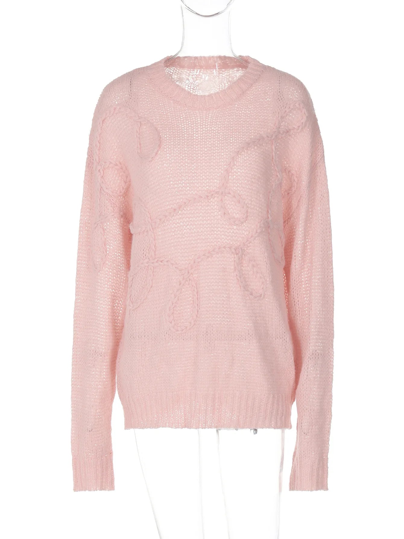 Casual Pink and White Pullover: Style and Comfort for Everyday Life