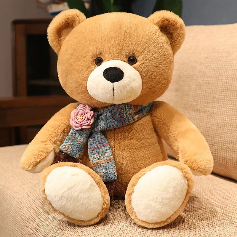 Teddy Bear with Scarf – Soft and Fluffy