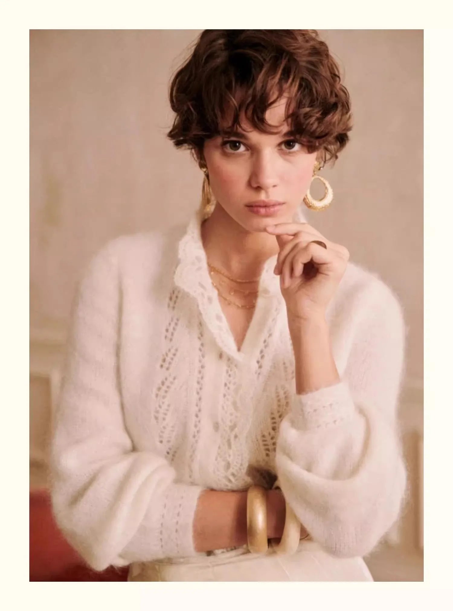 French Style Knitted Cardigan