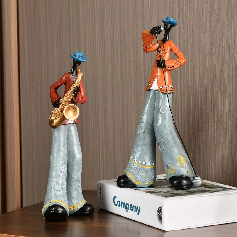 Decorative Sculpture of an American Band
