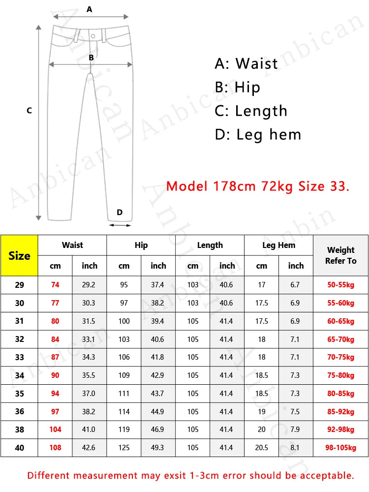 Men's slim fit pants with a modern fit