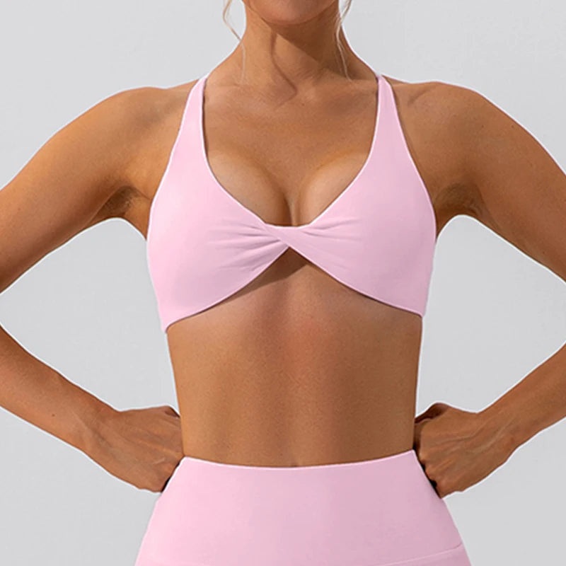Sexy Women's Gym Top with Crease