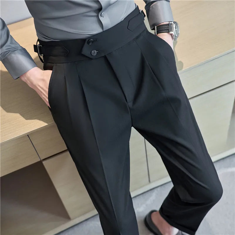 Men's slim fit office pants