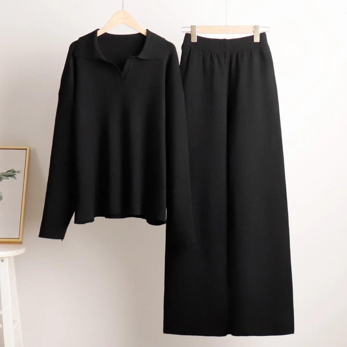 Thick Knit Winter Sweater and Pants Set