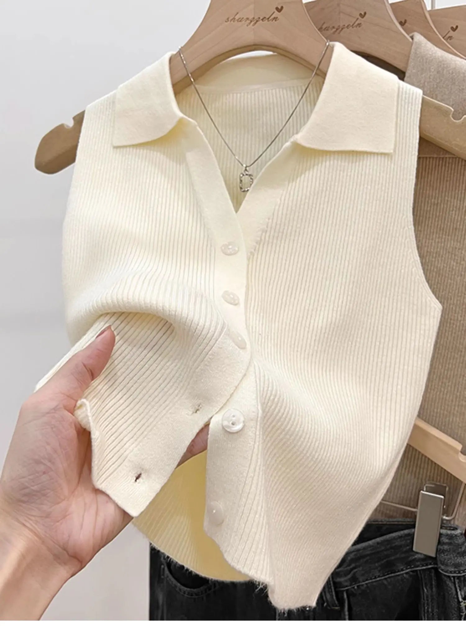 Slim Korean Knitted Cardigan