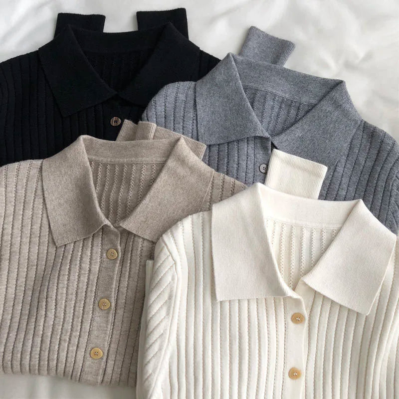 Stylish Korean Fashion Knitted Cardigan