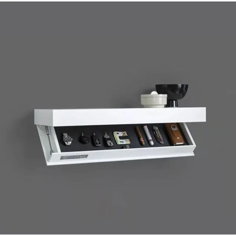 Shelf with Hidden and Sophisticated Storage Solution