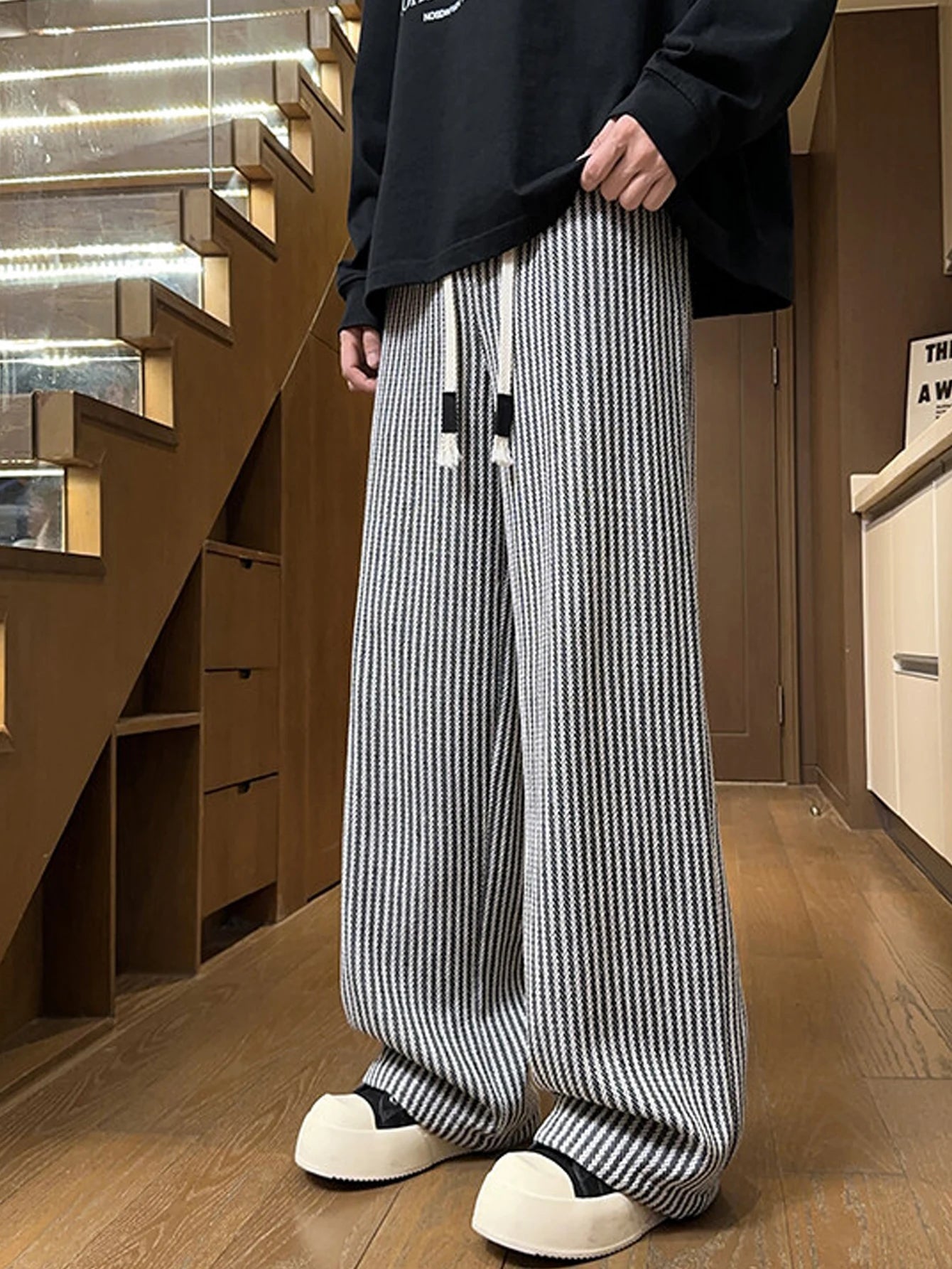 Casual Striped Pants