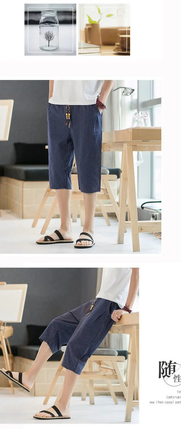 Polyester Cropped Pants