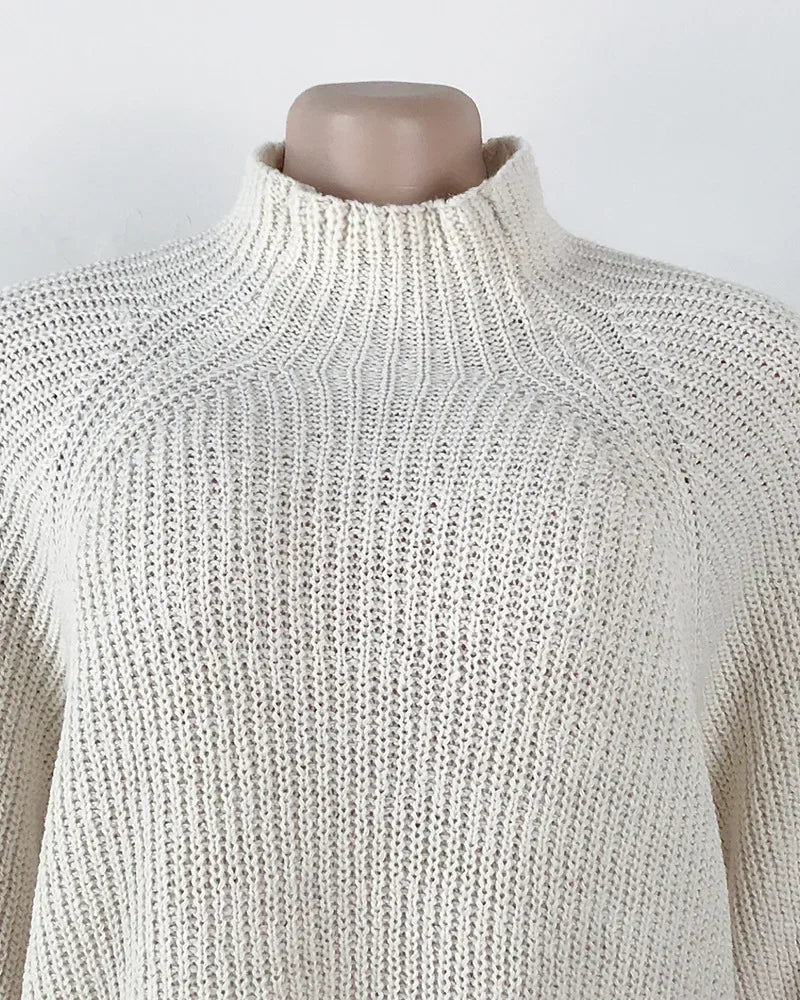 Vintage Long Sleeve Sweater Dress