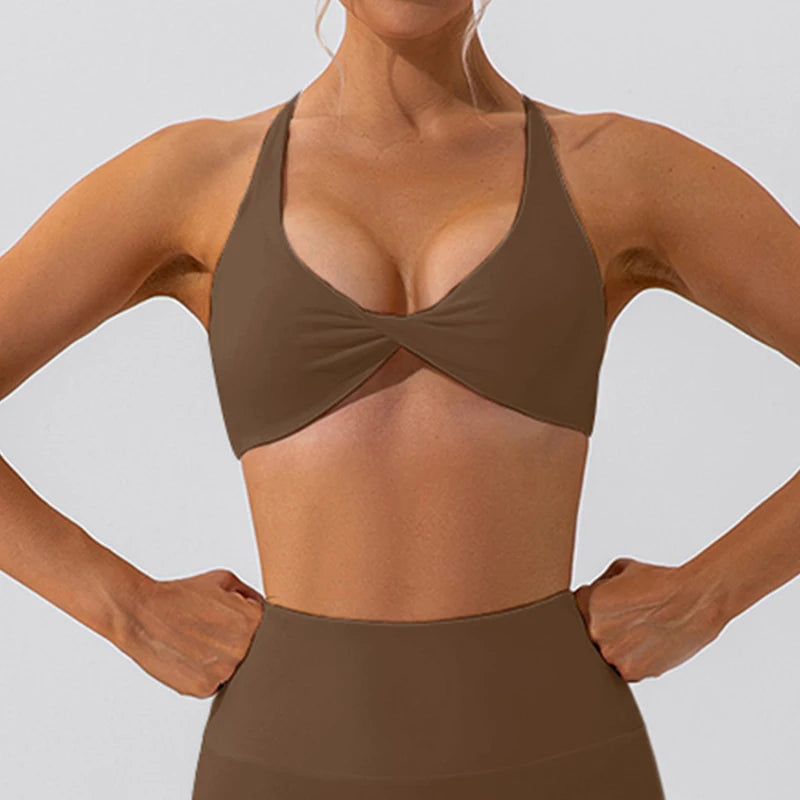 Sexy Women's Gym Top with Crease