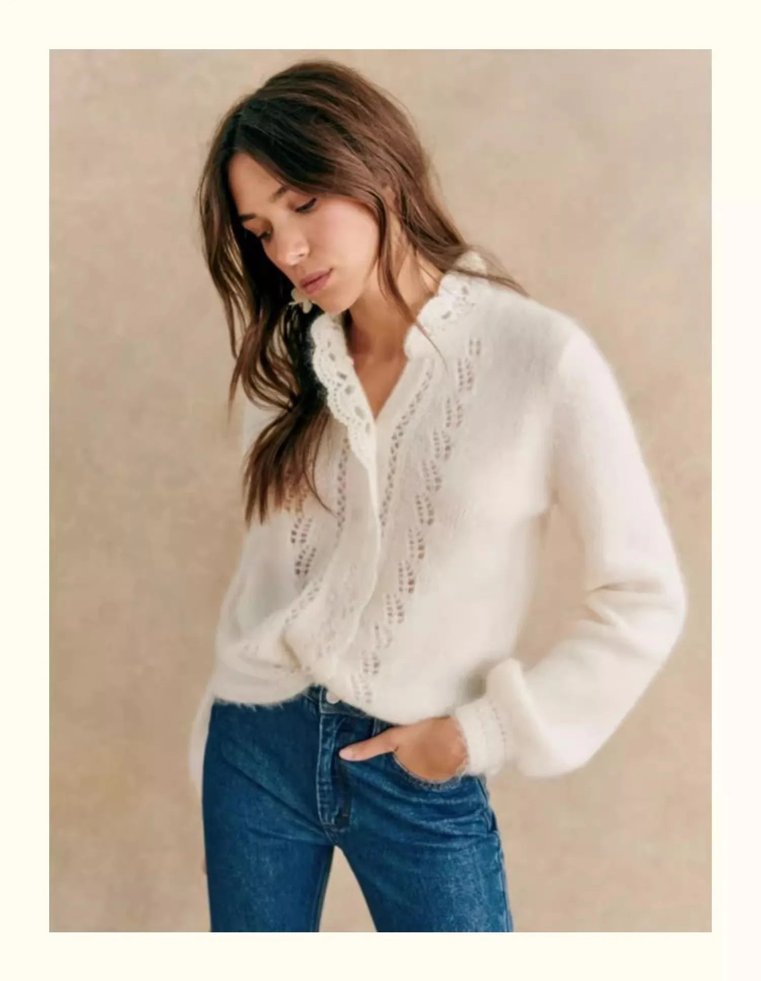 French Style Knitted Cardigan